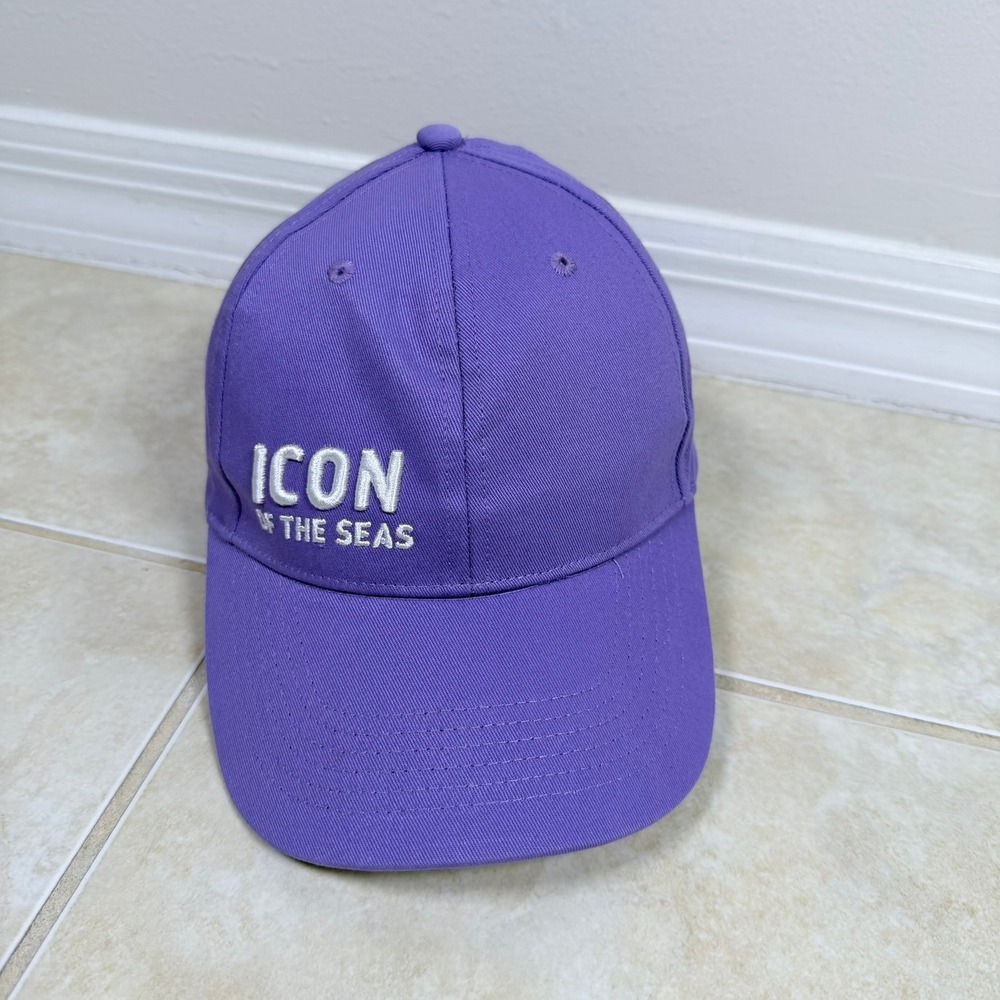 Icon of the Seas Inaugural Sailing 2024 Purple Cap Royal Caribbean Hat Unisex